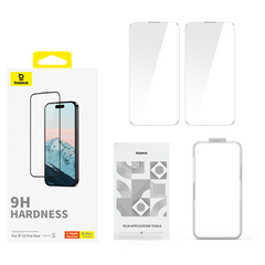 Baseus Diamond Series Full-Coverage HD Tempered Glass Screen Protector for Ip 15/16 - P60057404203-00