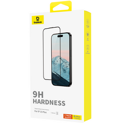 Baseus Diamond Series Full-Coverage HD Tempered Glass Screen Protector for Ip 15 Plus - P60057404203-02