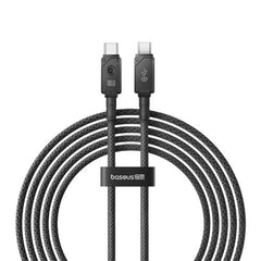 Baseus Unbreakable Series Fast Charging Data Cable Type-C to Type-C, 100Watts, 2Mm, Cluster Black - P10355800111-01