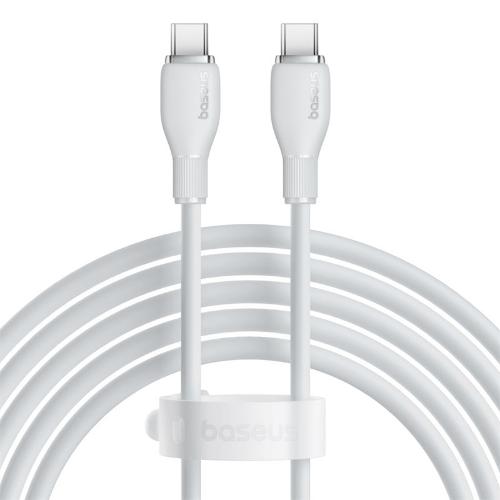 Baseus Pudding Series Fast Charging Cable Type-C to Type-C, 100Watts, 1.2Mm, Stellar White - P10355702221-B1