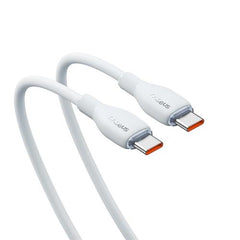Baseus Pudding Series Fast Charging Cable Type-C to Type-C, 100Watts, 1.2Mm, Stellar White - P10355702221-B1