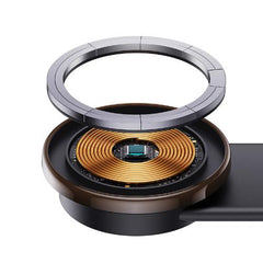 Baseus C02 Pro Series Magnetic Wireless Charging Car Mount, Cluster Black - C40156000111-00