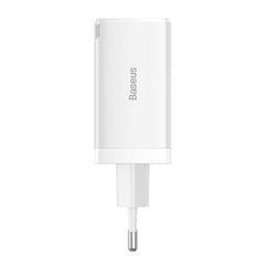 Baseus GaN5 Pro Fast Charger 2C, 65Watts, White - CCGP120202
