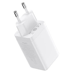 Baseus GaN5 Pro Fast Charger 2C, 65Watts, White - CCGP120202