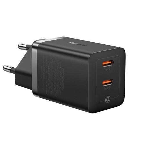 Baseus GaN5 Pro Fast Charger C To C, 40Watts, Black - CCGP180101