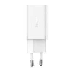 Baseus GaN5 Pro Fast Charger C To C, 40Watts, White - CCGP180102