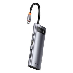 Baseus Metal Gleam Series 7 Port HUB, Space Grey - B00030708811-00