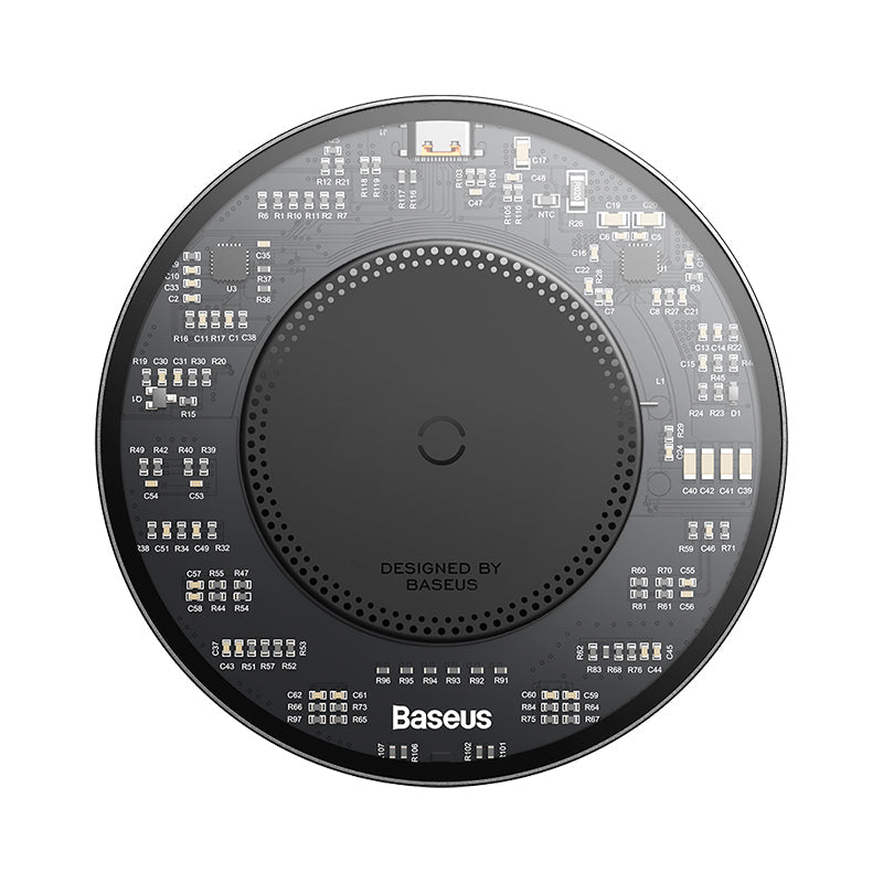 Baseus Simple 2 Wireless Charger, 15Watts, Cluster Black - CCJJ050001
