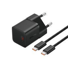 Baseus Adapter Fast Charger Mini, 20Watts, Cluster Black - P10110900113-00