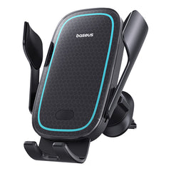 Baseus Milky Way Pro Series 15W Wireless Charging Electric Car Mount Phone Holder — Black - C40357000111-00