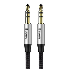 Baseus Yiven Audio Cable, 1.5Mm, Silver & Black - CAM30-CS1