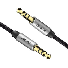 Baseus Yiven Audio Cable, 1.5Mm, Silver & Black - CAM30-CS1