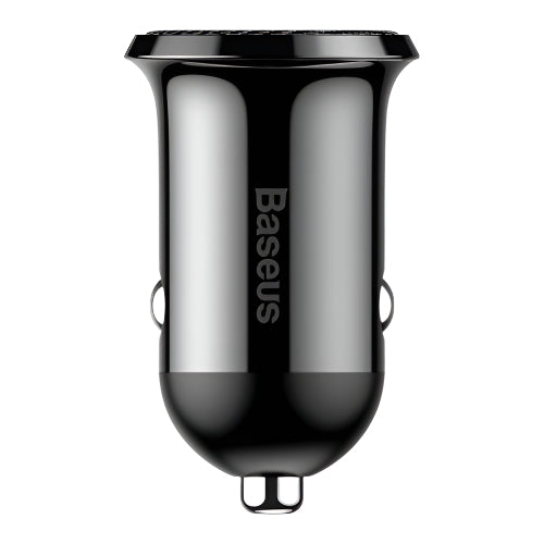 Baseus Grain Pro Dual USB Car Charger 4.8A — Black (CCALLP-01)