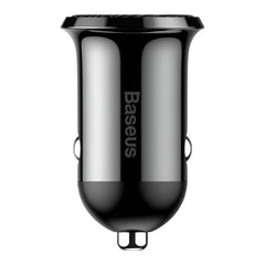Baseus Grain Pro Dual USB Car Charger 4.8A — Black (CCALLP-01)