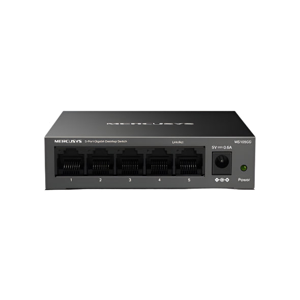 Tp-Link 5Port Gigabit Desktop Switch, Black - MS105GS
