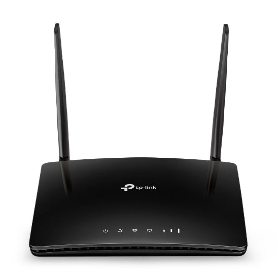 Tp-Link 300Mbps Wireless N 4G Lte Router, Build-In 150Mbps 4G Lte Modem, Black - TL-MR6400