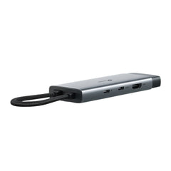 Tp-link USB Type-C 7-Port Hub & 9 in 1 USB-C Hub, Powerful 100Watts, Fast Charging, Grey - UH7020C