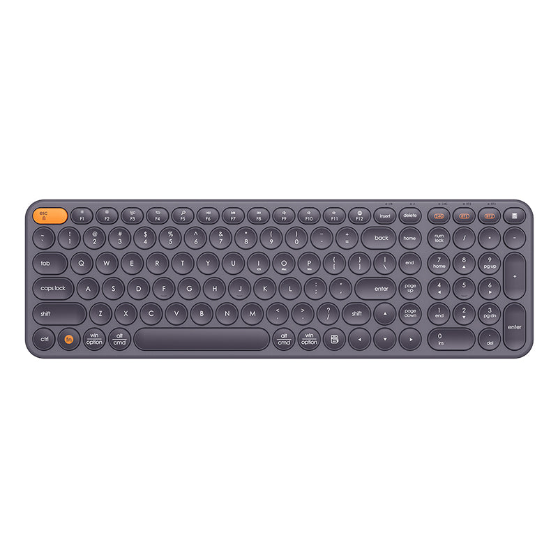 Baseus K01B Wireless Tri-Mode Keyboard, Frosted Gray - B00955504833-00