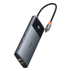 Baseus Metal Gleam Series II 10-in-1 USB HUB Space Grey, USB-C - B00061800813-01