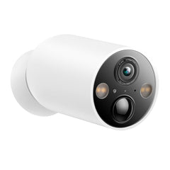 Tp-Link Smart Wire-Free Security Camera & Solar Panel, Color Night Vision, 2K Live View - Tapo C410 KIT