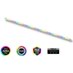 Cooler Master ARGB Addressable Gen 2 Soft Rubber LED STRIP, Double Sides Adhesive w/ 3 Pin Connector (40cm) | MFX-GSHN-40NNN-R1 | - CompuMe