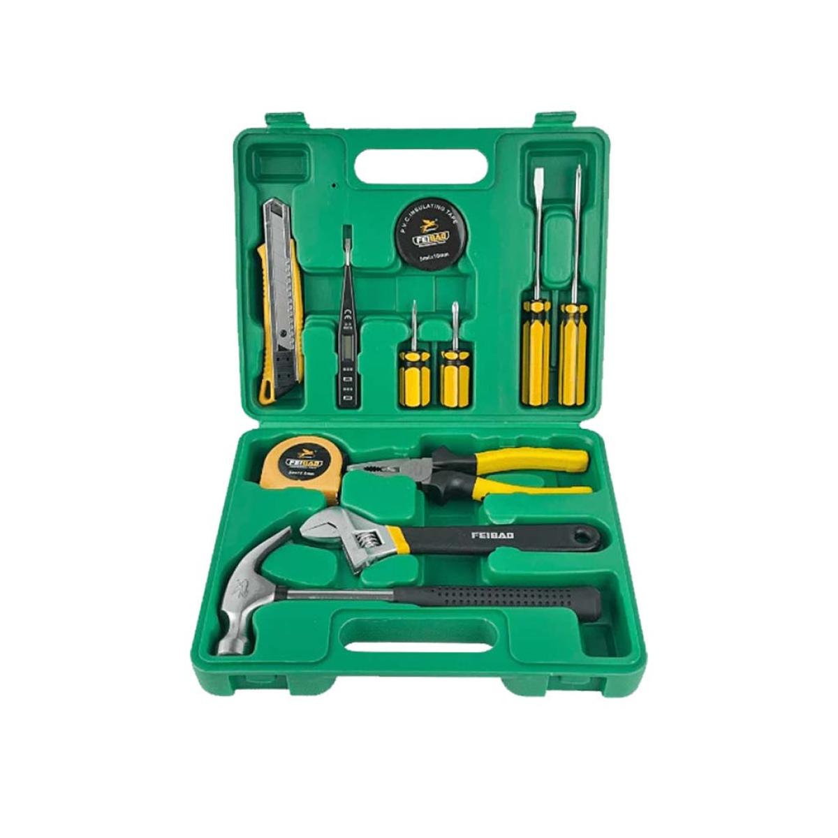 Feibao F28-8012 Multifunctional Household Tool Box 12 PCS