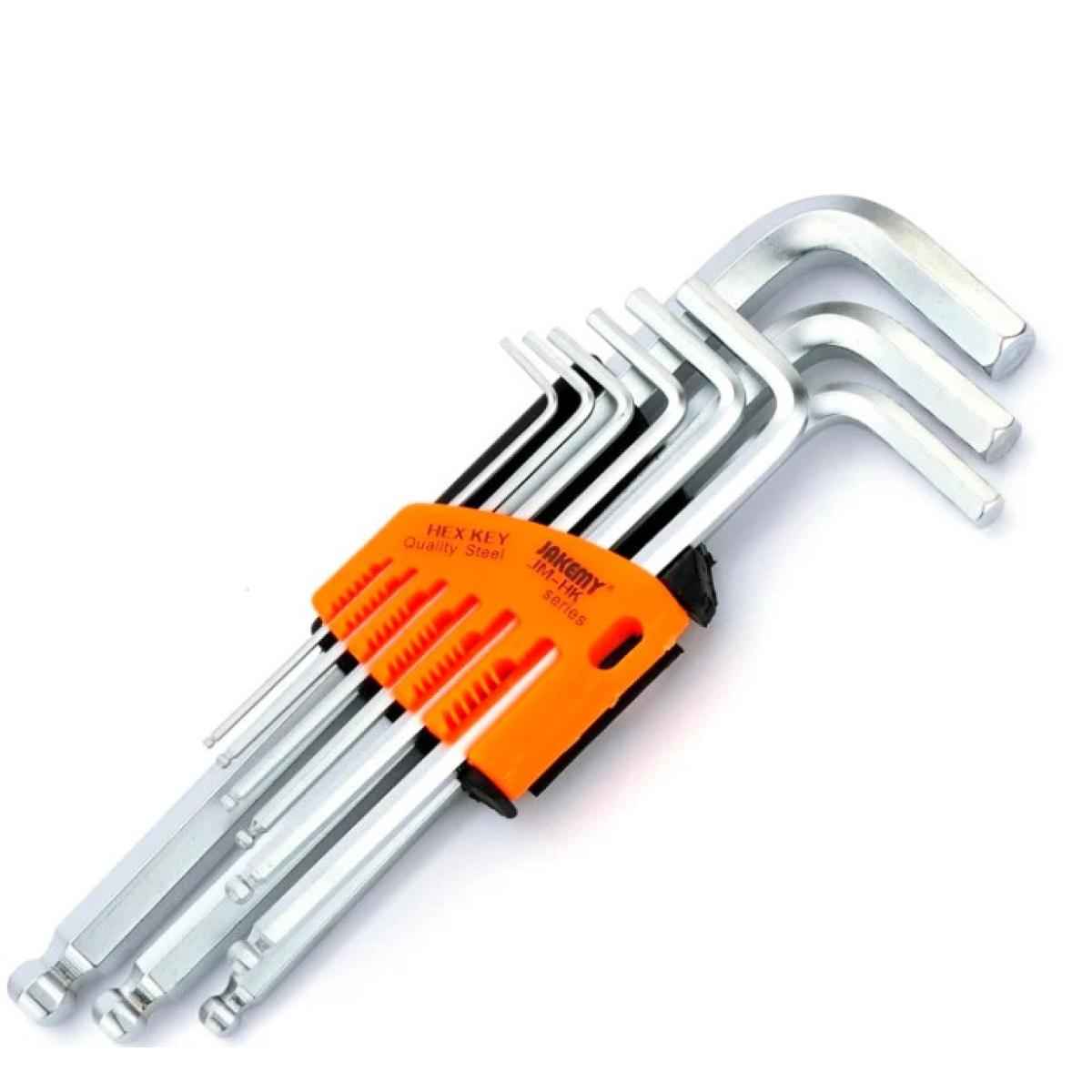 JAKEMY JM-HK2 9 IN 1 Hexagon Key Set Allen Wrench Tool