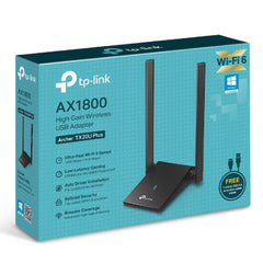 TP-LINK ARCHER TX20U PLUS AX1800 DUAL ANTENNAS HIGH GAIN WIRELESS USB ADAPTER