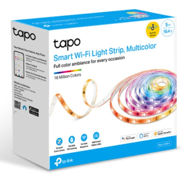 Tp Link Tapo L930 5 Smart Wi Fi Light Strip, Multicolor, led strip lights