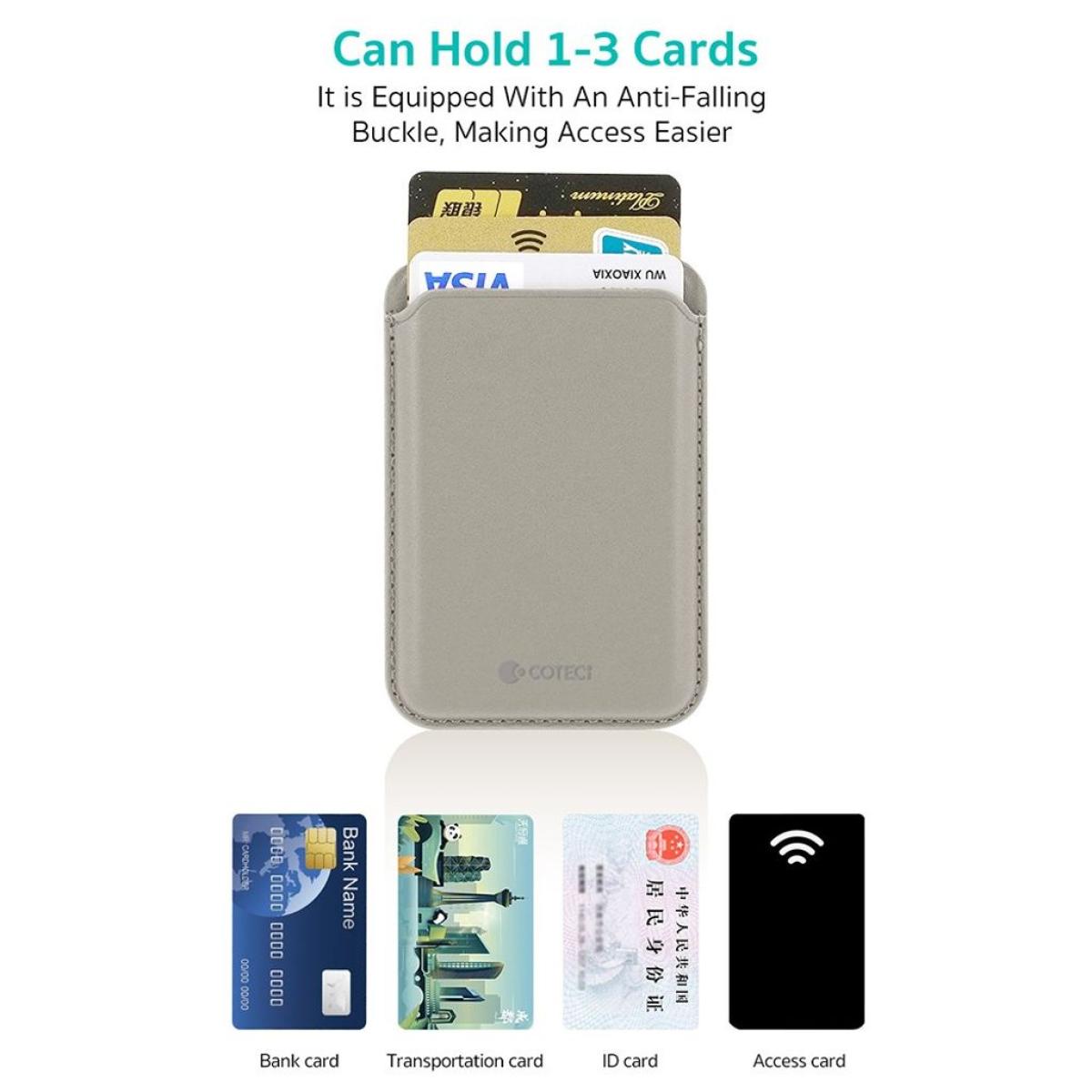 COTECi TR - 052 MagSafe Card Holder and a Mobile Stand - Black