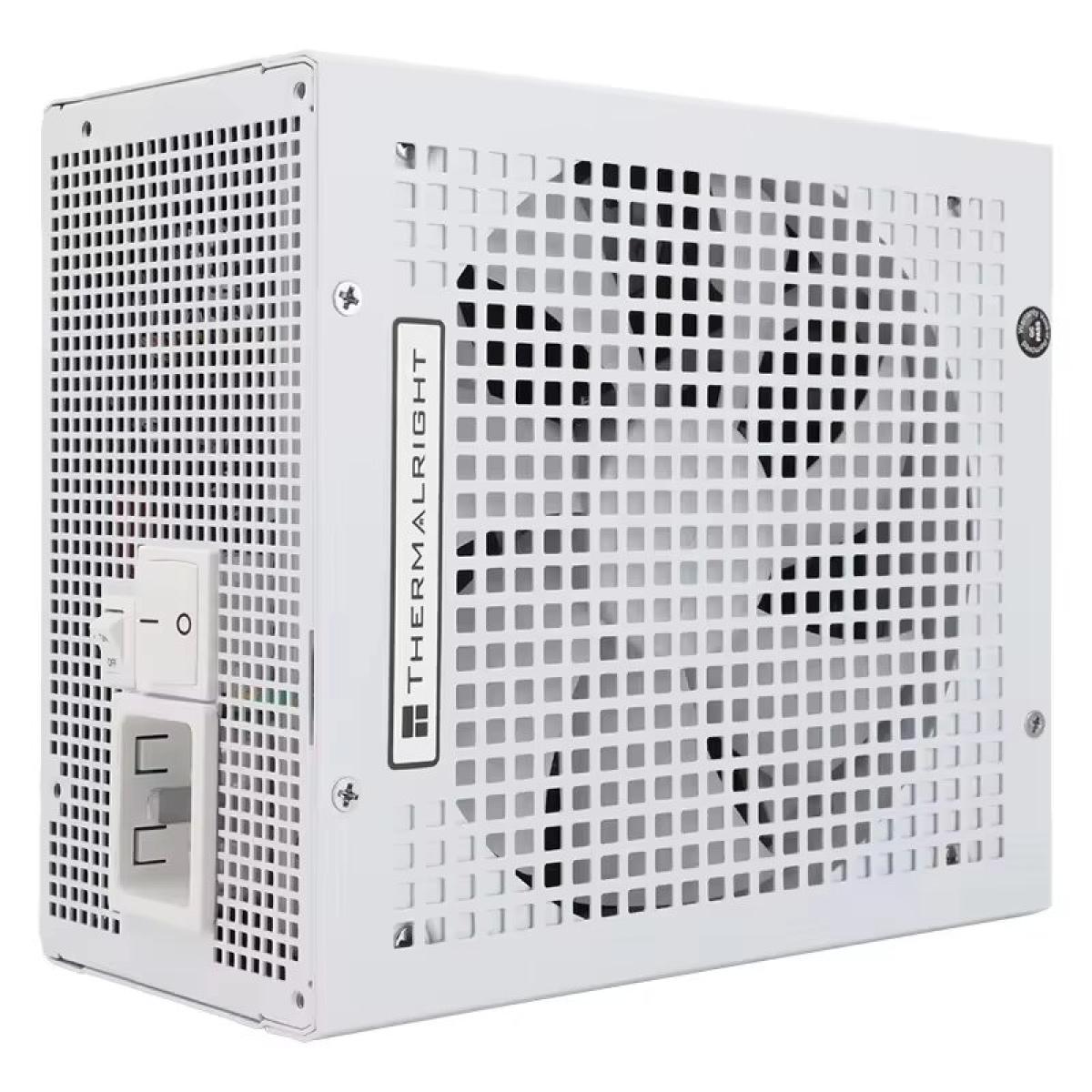 Thermalright (TP1350 - W) Platinum 1350W (ATX 3.0) PCIE 5.0 (12VHPWR) 80 Plus Platinum Full Modular, Smart Fan - Power Supply (White)