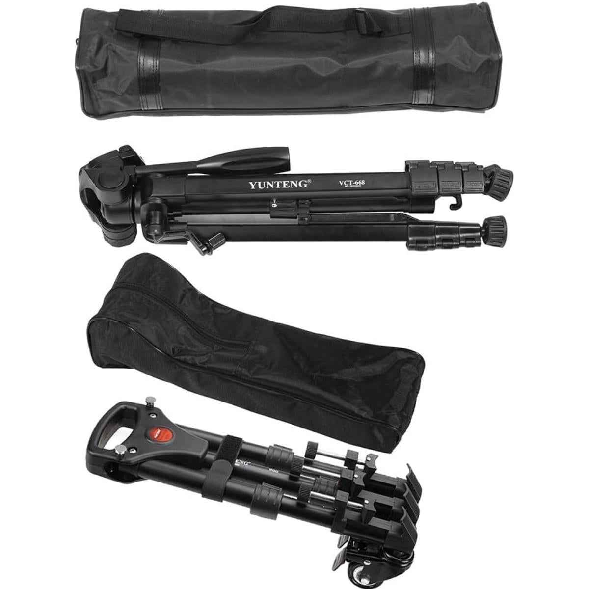 NO - Brand Universal Foldable Tripod Dolly with Adjustable Wheels