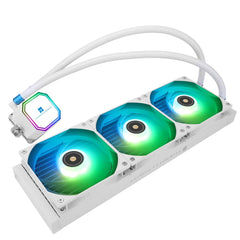 Thermalright Frozen Prism 360 Argb Aio Water Cooler, Liquid Cpu Cooler, 3×120mm Pwm Fans Water Cooling System White