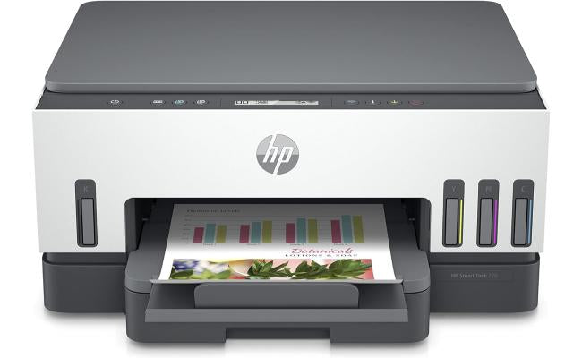 HP Smart Tank 720 WiFi Duplex Mutifunction Printer Print, Scan, Copy w/ Wireless Auto Ink & Paper Sensor ( up to 12000 Black & 8000 Colour) HP Smart Tank 720 WiFi Duplex Mutifunction Printer Print, Scan, Copy w/ Wireless Auto Ink & Paper Sensor ( up to 12000 Black & 8000 Colour)