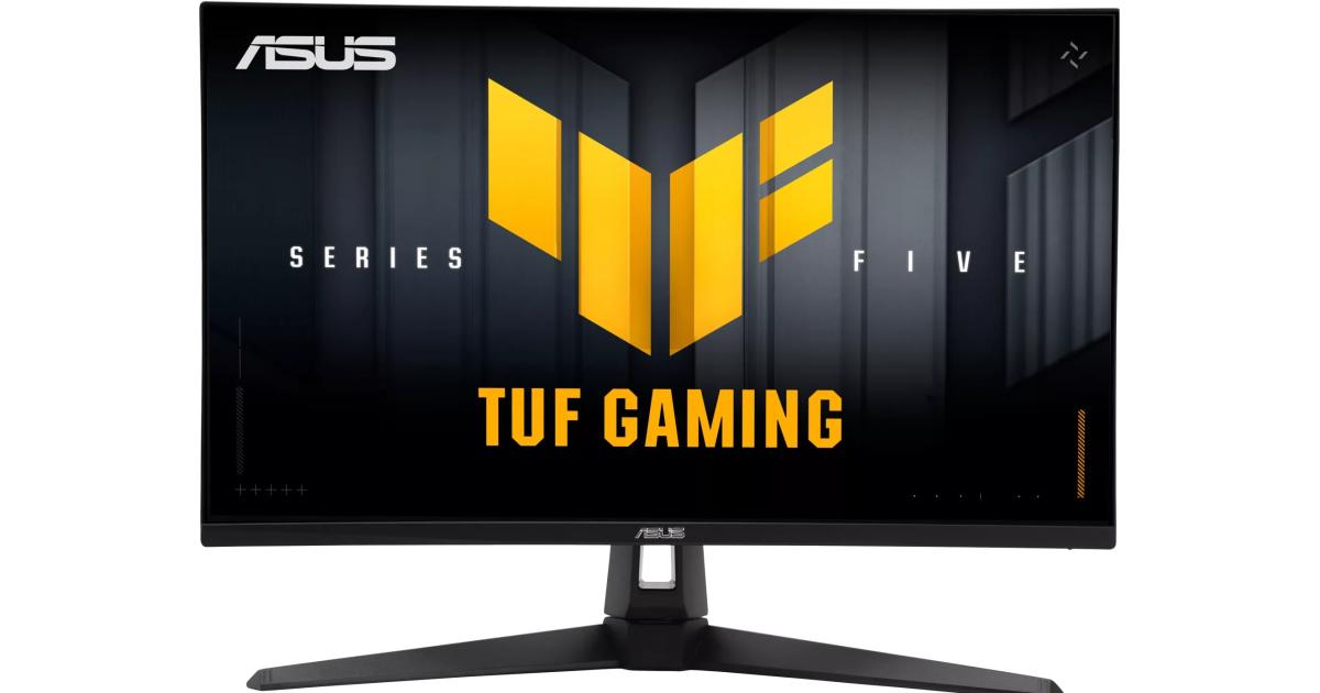 ASUS TUF Gaming VG27AQM5A Gaming Monitor 27" QHD(2560x1440), 300Hz, Fast IPS, ELMB Sync, 0.3ms (GTG) 95% DCI-P3, HDR10, Display Widget Center w/ Speakers