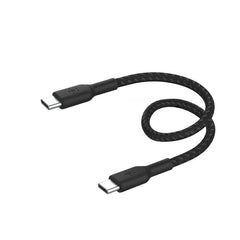 Belkin Boost Charge USB-C to USB-C Braided Cable, 0.15M, Black - CAB004bt0MBK