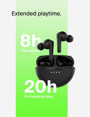 Belkin Sound Form Rhythm True Wireless Earbuds, Black - AUC012btBK