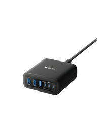 Anker Adapter Charger 6Ports, 112Watts, Black - A2154K11