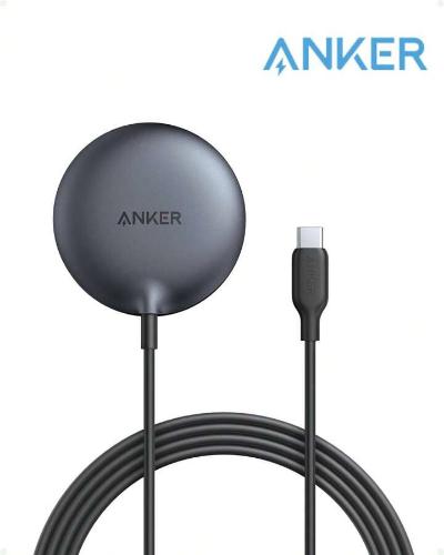 Anker MagGo Wireless Charger Pad, 15Watts, Grey - A25M0111