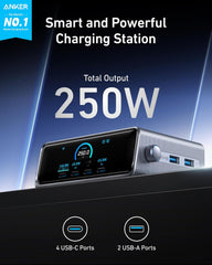 Anker Power Port Prime 6Port, 250Watts, Silver - A2345341