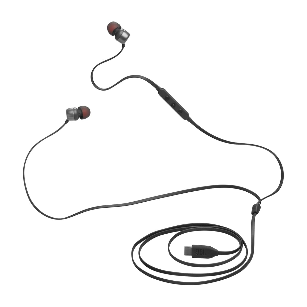 JBL T310C USB-C Wired Earphones, Black - JBLT310CBLK