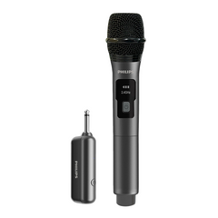 Philips Microphone Single Mic, Wireless, Black - DLM3401SP
