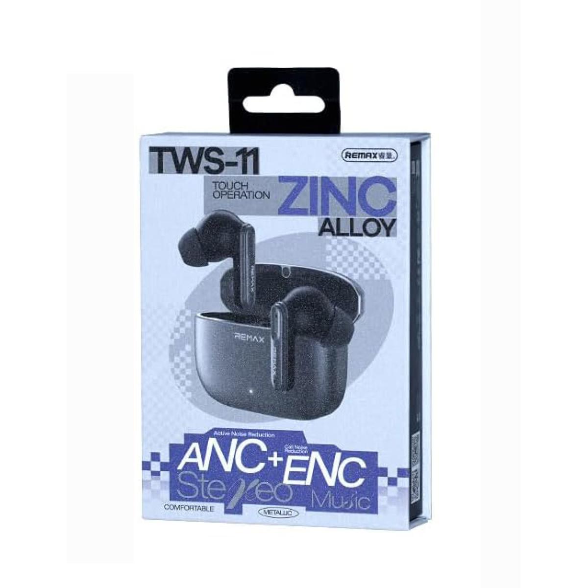 Remax TWS-11 True Wireless Earphones Zinc Alloy Charging Case