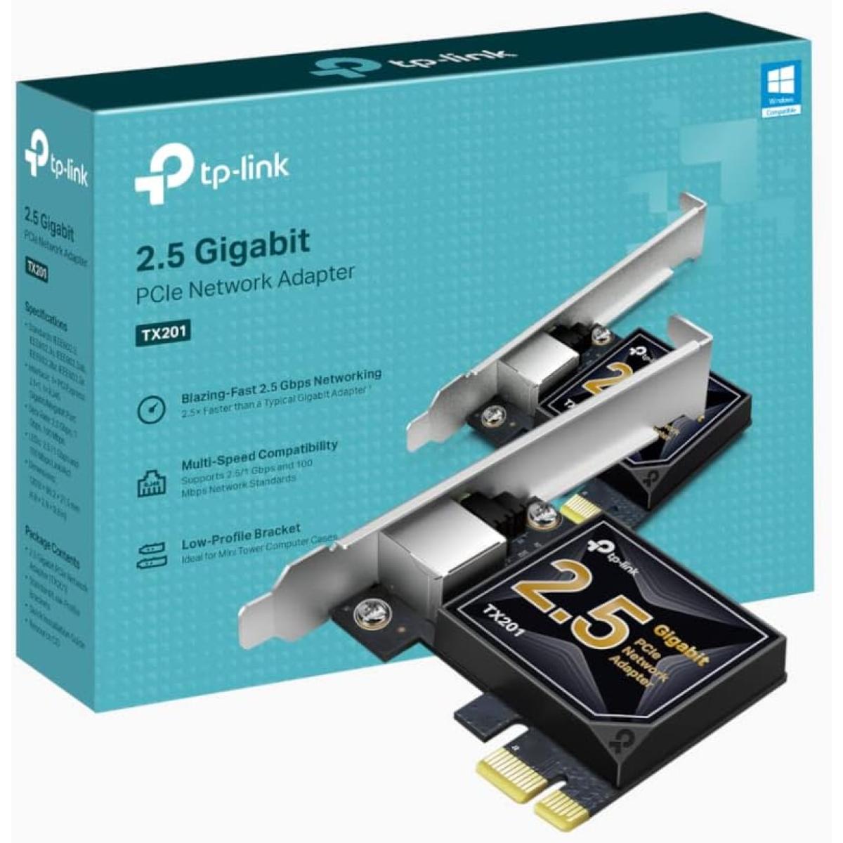 TP - Link TX201 wired PCIe adapter for device connectivity