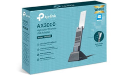 Tp Link Archer Tx50uh Ax3000 High Gain Wireless Usb Adapter 3000mbps Dual Band Wifi 6 High Gain Antennas & Beamforming Usb 3.0 Black