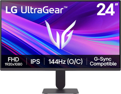 LG 24G411A-B 24" UltraGear™ FHD IPS | 144Hz Overclock, NVIDIA G-SYNC