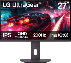 LG UltraGear G6 27G610A-B 27-inch 200Hz QHD 2K 1ms Gaming Monitor