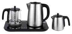 Trisa Tea Kettle, Tea Time Party, 1.7Lit, 2200Watts, Stainless Steel - 6464.75
