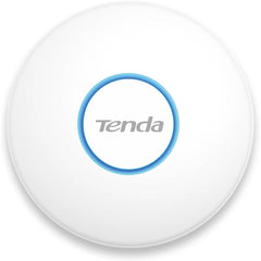 Tenda (i27) Ax3000 Wi Fi 6 Ceiling Access Point 1 X Poe Go Lan Port, Wpa3 Security, Multiple Ssid, Up To 400㎡ Wifi Coverage, Central Management, 802.3at Poe+ Powered, With Power Supply White