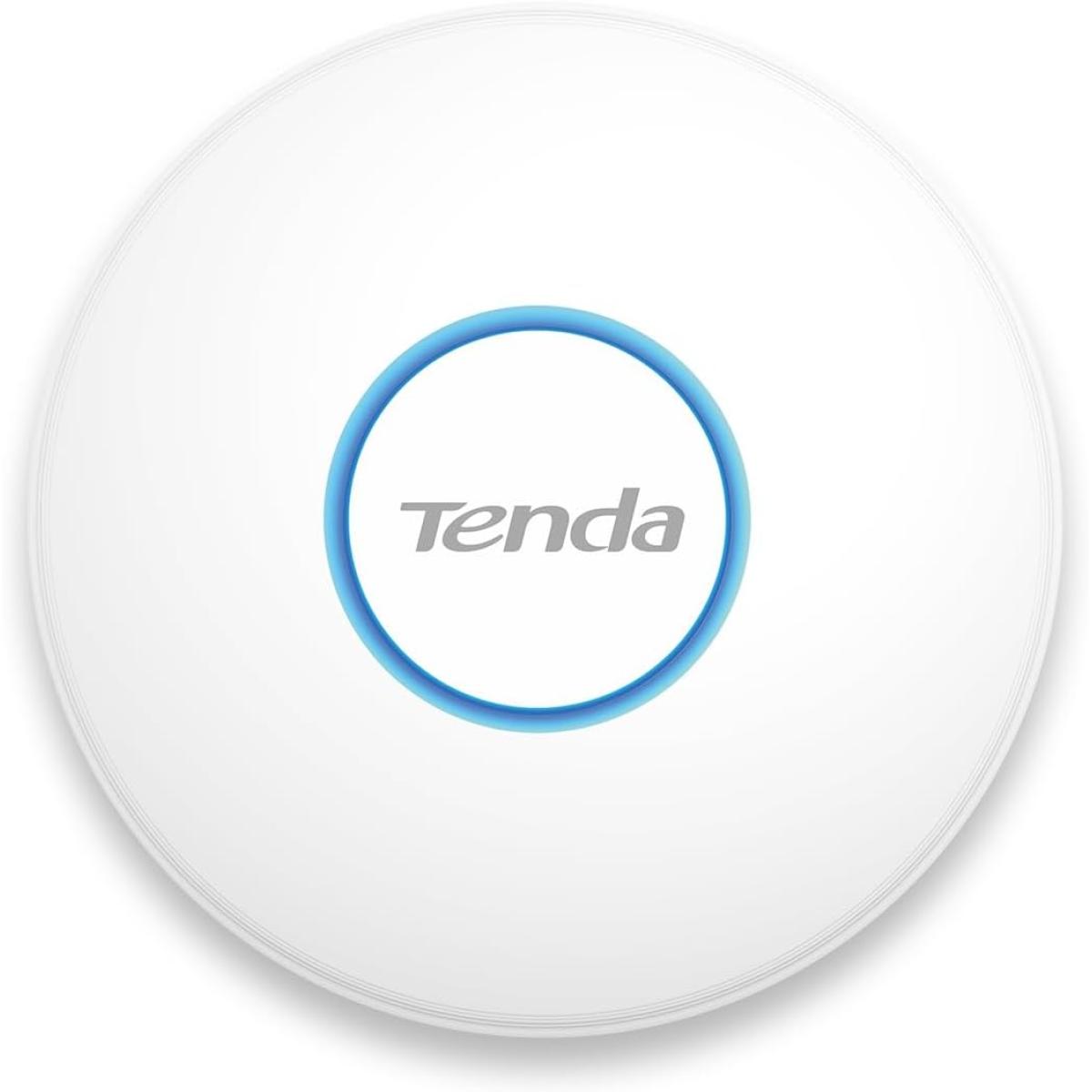 Tenda (i27) Ax3000 Wi Fi 6 Ceiling Access Point 1 X Poe Go Lan Port, Wpa3 Security, Multiple Ssid, Up To 400㎡ Wifi Coverage, Central Management, 802.3at Poe+ Powered, With Power Supply White - CompuMe